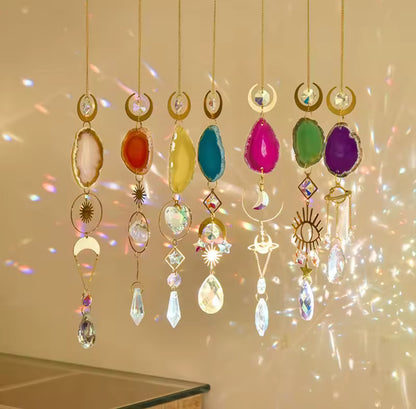 Agate Crystal Suncatcher