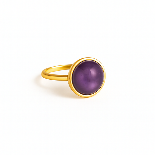 CHHOTA Amethyst Ring Gold