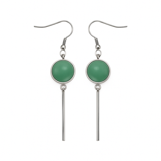 Kala - Boucles d'Oreilles Pendantes Charm Lapis Lazuli - Argent