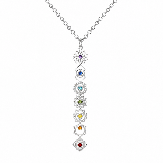 ALIGNMENT Chakras Necklace Silver