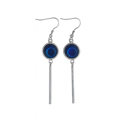 KALA Boucles d'oreilles Lapis Lazuli Argent