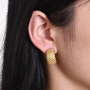 GRACE Hoop Earrings - Gold