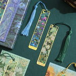 Lade das Bild in den Galerie-Viewer, Vintage Floral Art Metal Bookmark Vincent Van Gogh Claude Monet
