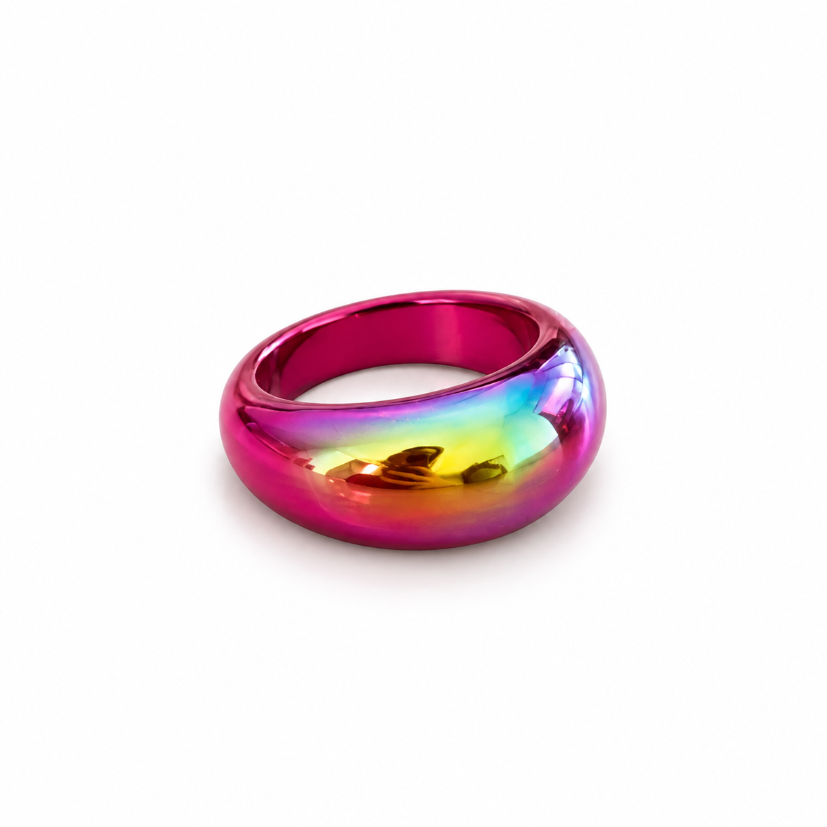 AVI Iridescent Acrylic Ring 7 Colours