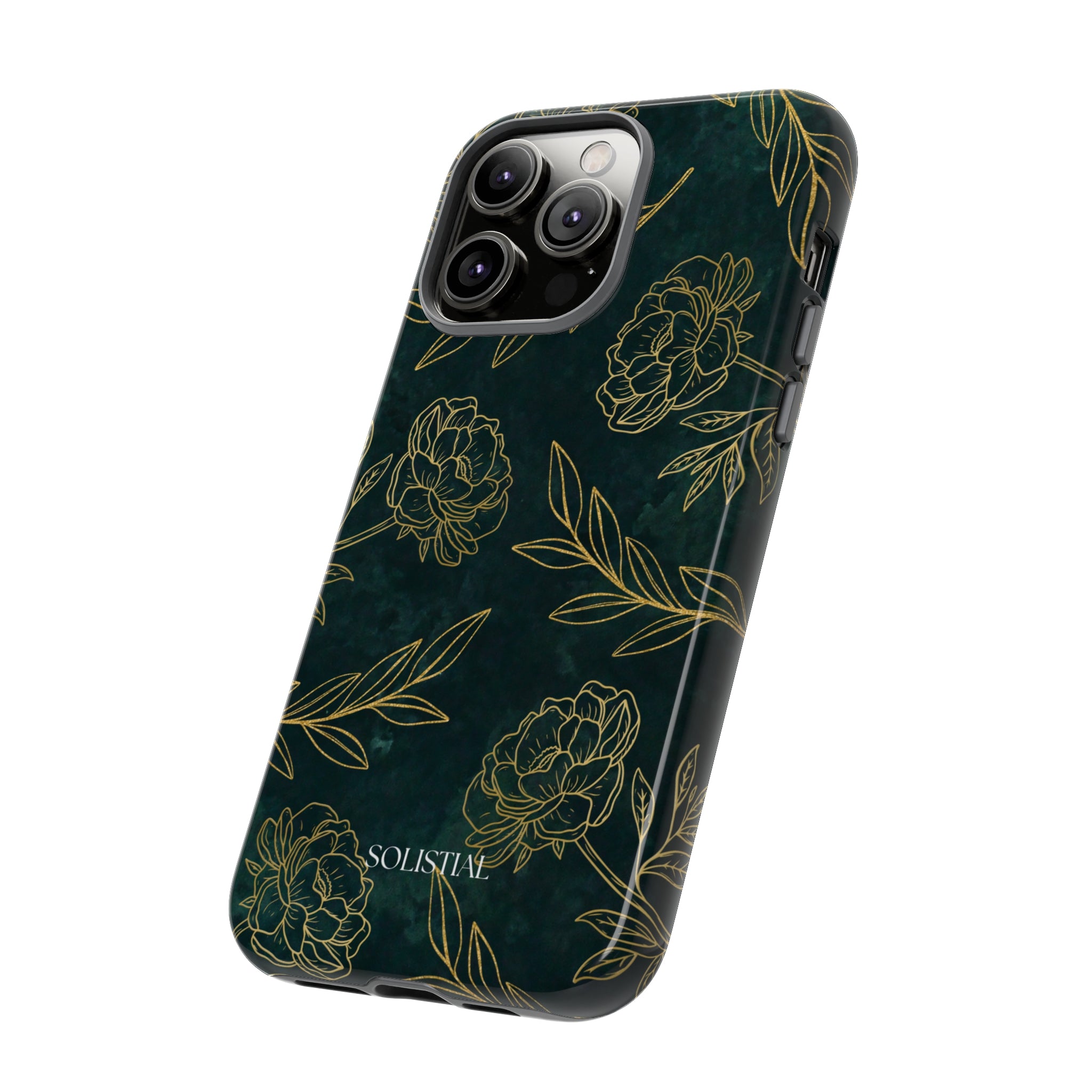 Ornamental Green/Gold - Tough Phone Case