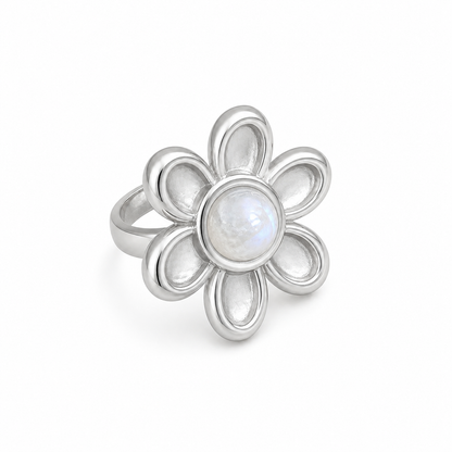 Bague délicate ELENA en zircon doré
