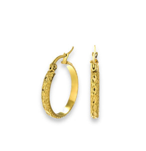 gold detailed hoop earrings huggies essential daily wear gift ideas
