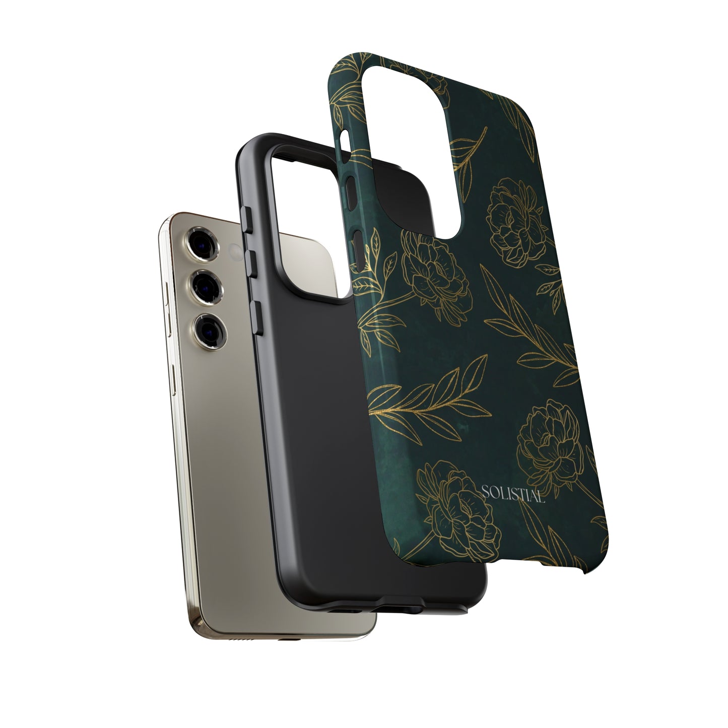 Ornamental Green/Gold - Tough Phone Case