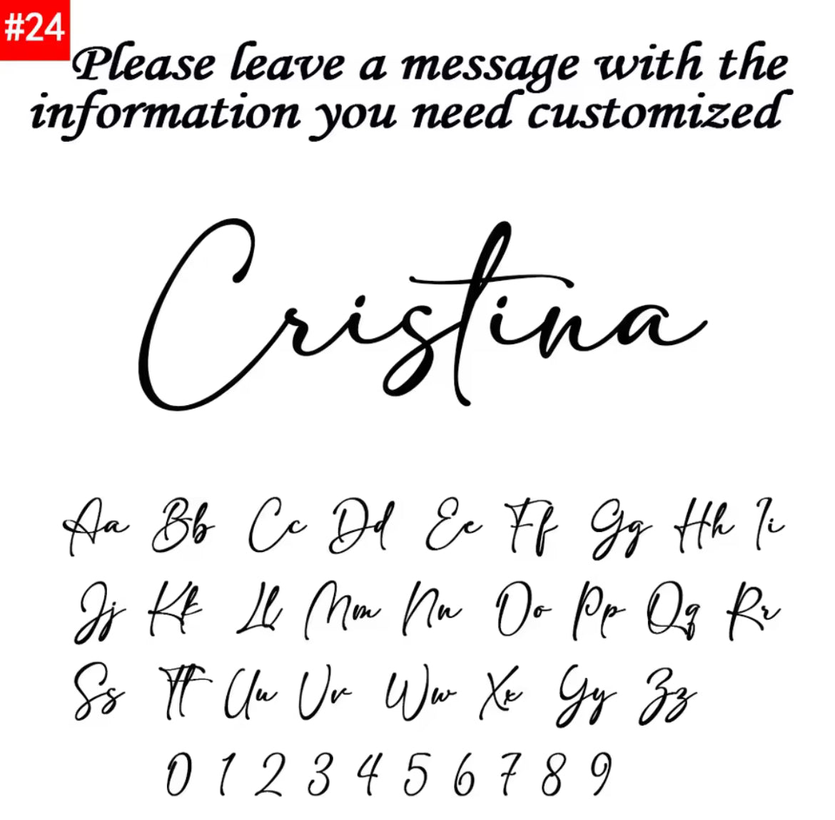 Personalized Name Modern Script Font Box Chain Necklace Gold