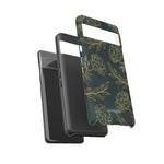 Load image into Gallery viewer, Ornamental Green/Gold - Tough Phone Case
