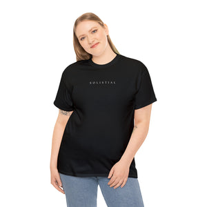 Solar Gaze Back Print T-Shirt - Black/White