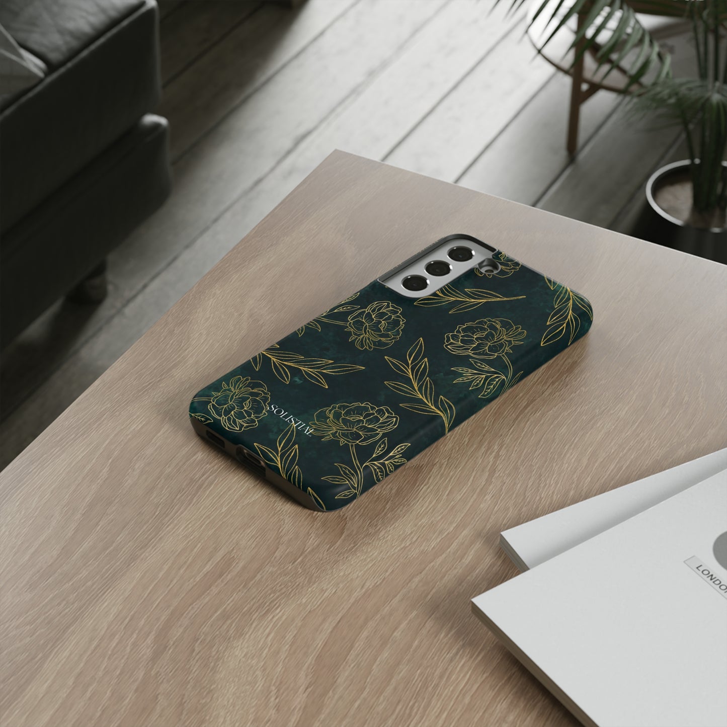 Ornamental Green/Gold - Tough Phone Case