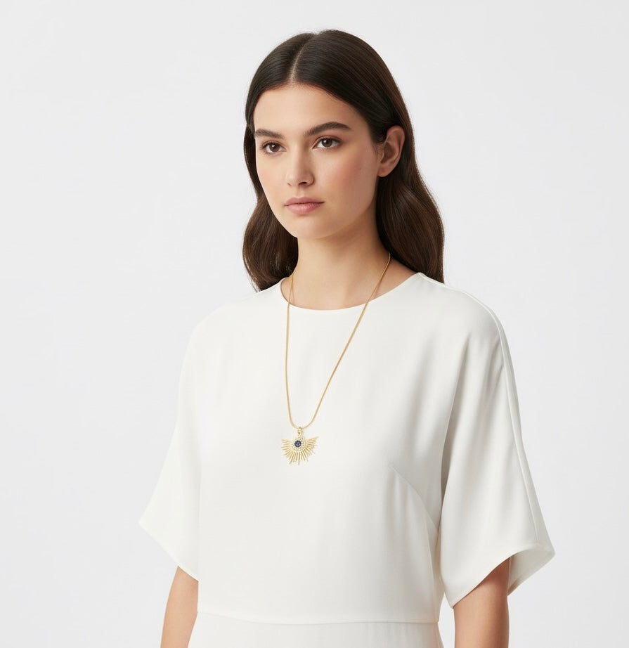 ELYSIAN Eye Necklace Gold