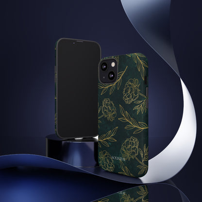 Ornamental Green/Gold - Tough Phone Case