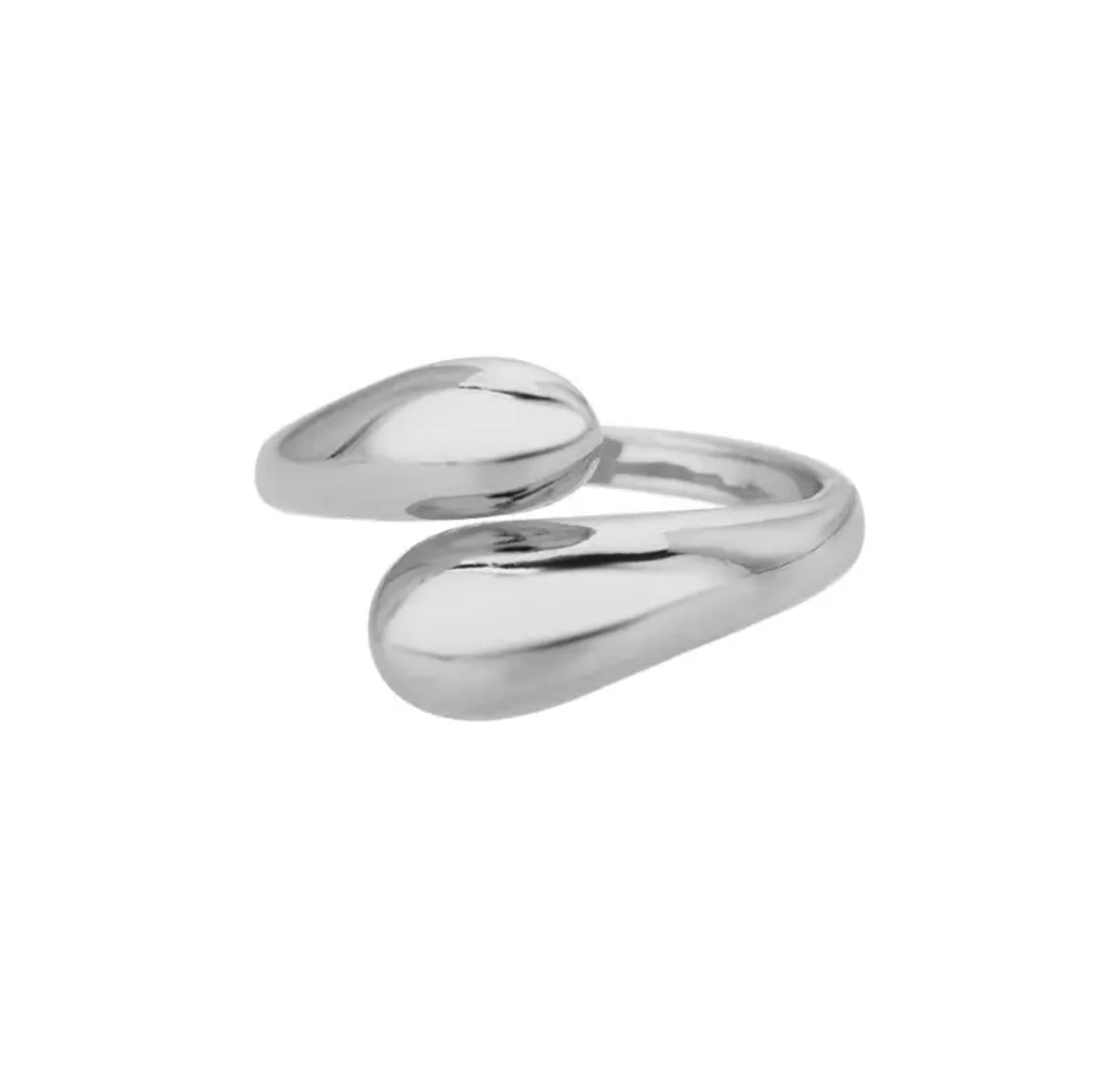 DROP Minimal Ring Silber