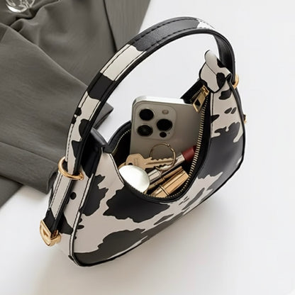 WILD MUSE Cow Print Purse Handbag