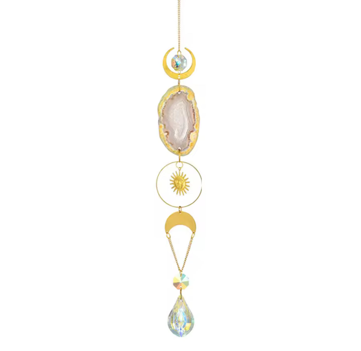 Agate Crystal Suncatcher