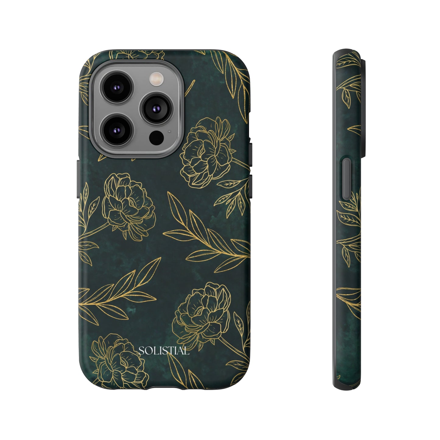 Ornamental Green/Gold - Tough Phone Case