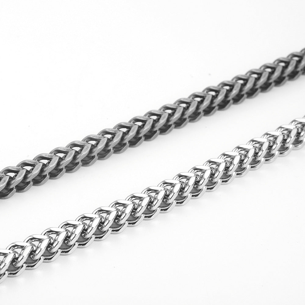 IGNITE Twist Keel Chain Bracelet Silver