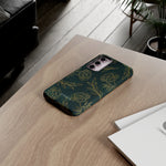 Cargar imagen en el visor de la galería, Ornamental Green/Gold - Tough Phone Case
