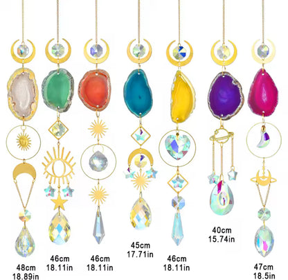 Agate Crystal Suncatcher