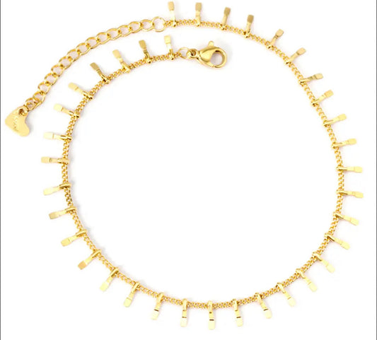 Tassel Anklet - Gold