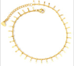 Load image into Gallery viewer, Tassel Anklet - Gold

