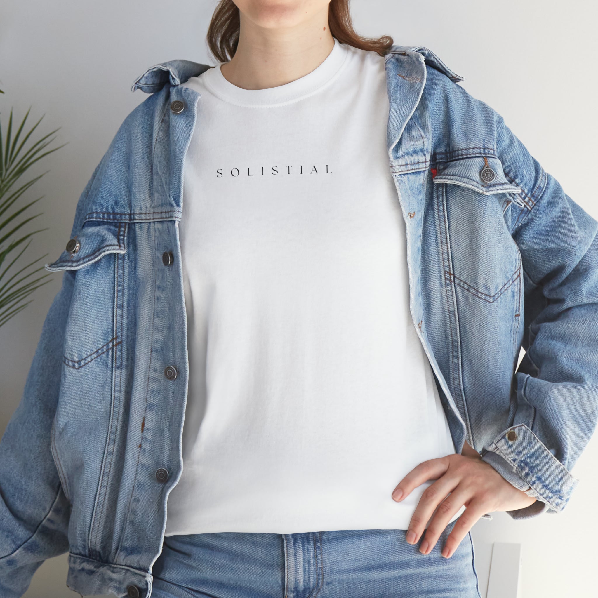 Solar Gaze Back Print T-Shirt - White/Black