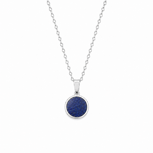 DAYA Lapis Lazuli Dainty Necklace Silver