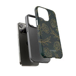 Cargar imagen en el visor de la galería, Ornamental Green/Gold - Tough Phone Case
