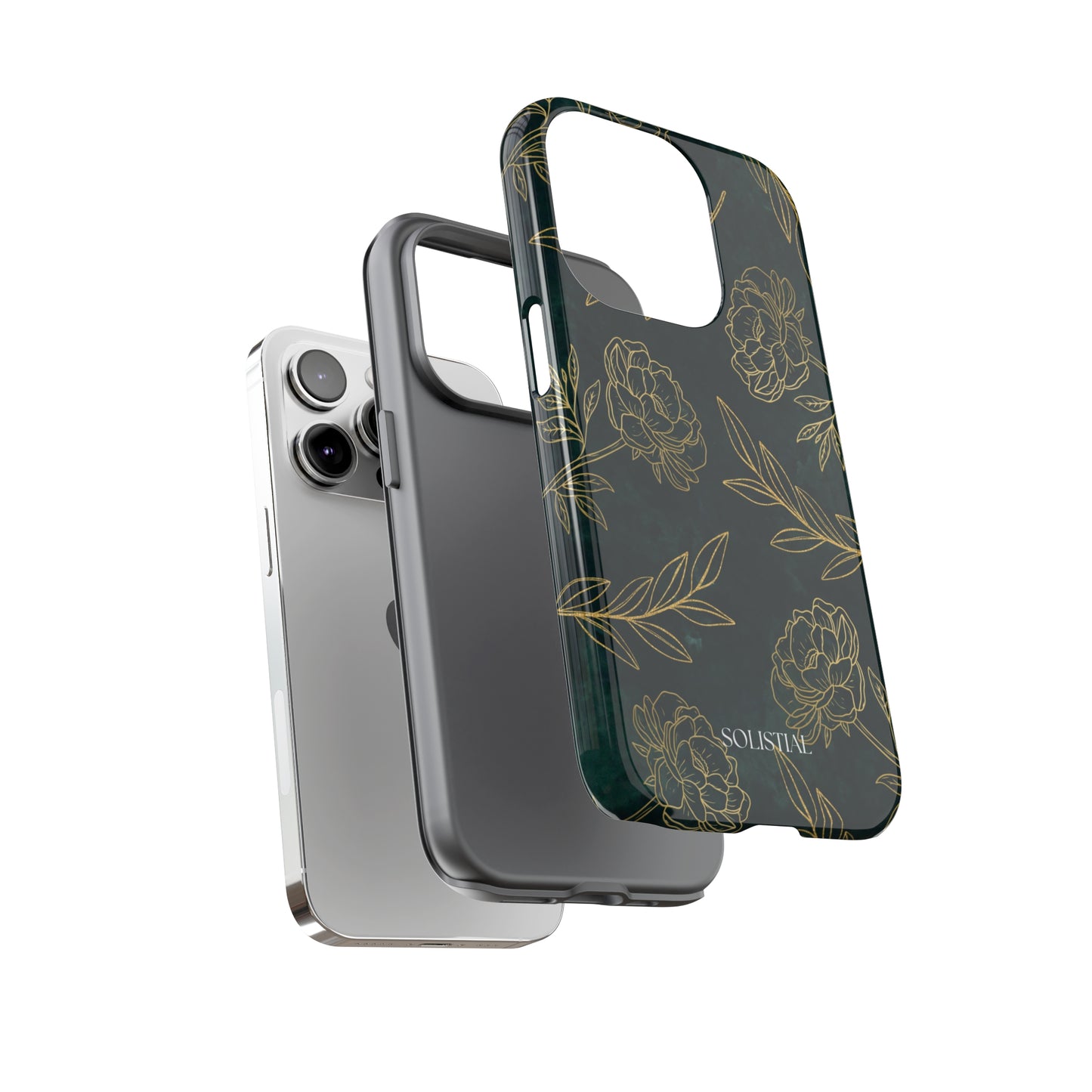 Ornamental Green/Gold - Tough Phone Case