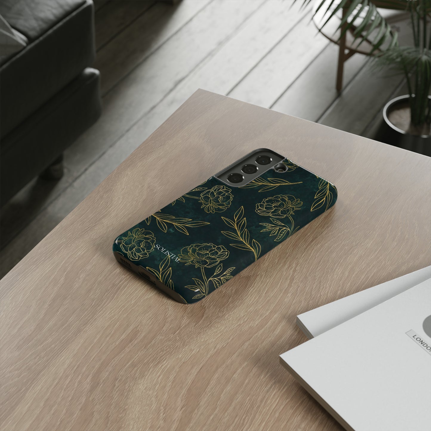 Ornamental Green/Gold - Tough Phone Case