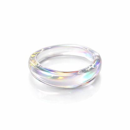 PRISM Iridescent Resin Ring
