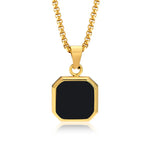 Load image into Gallery viewer, Enamel Pendant Chain Necklace - Gold
