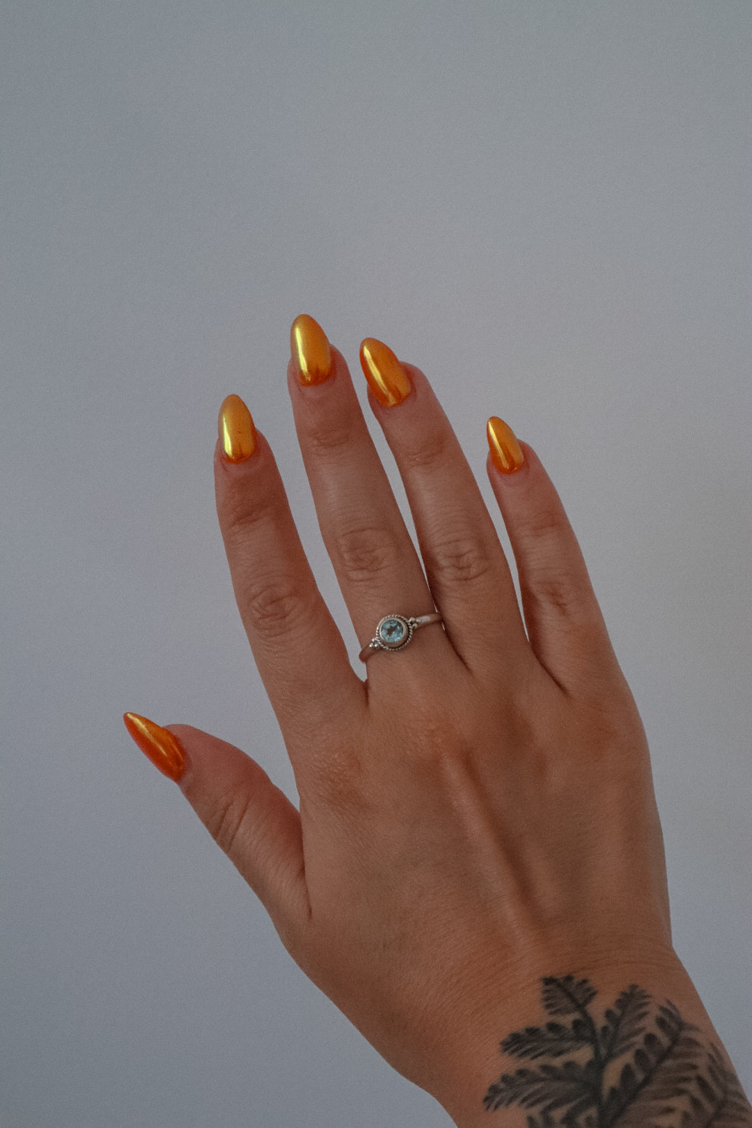 EMBERVEIL Raw Ethiopian Opal Ring 925 Silver
