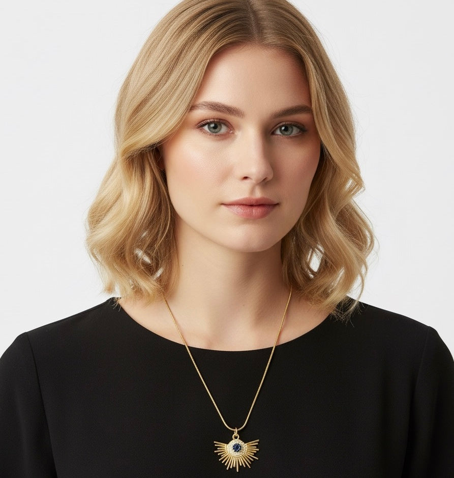 ELYSIAN Eye Necklace Gold