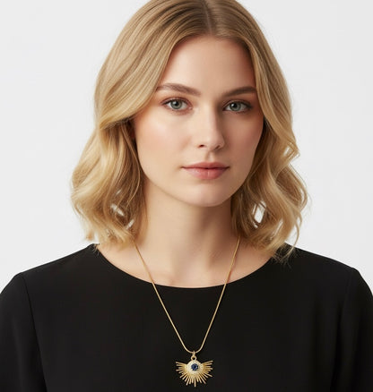 ELYSIAN Eye Necklace Gold