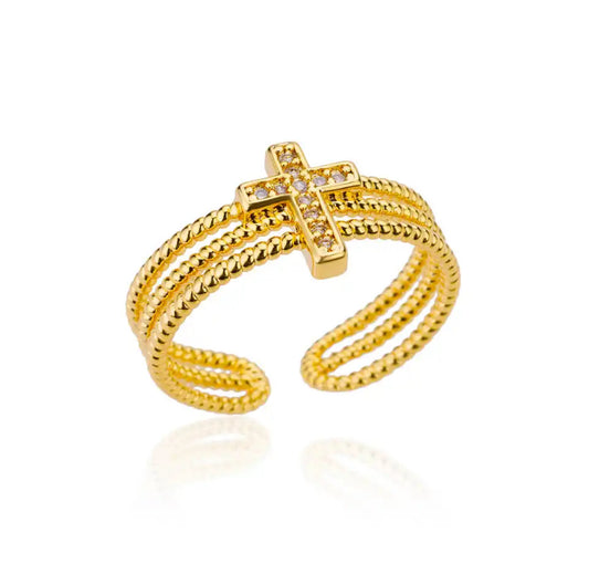 CROSS Ring Gold