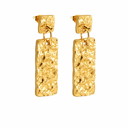 Boucles d'oreilles à breloques soleil rouge SUNRISE en argent