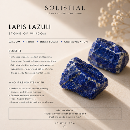 VARG Lapis Lazuli Square Necklace Gold