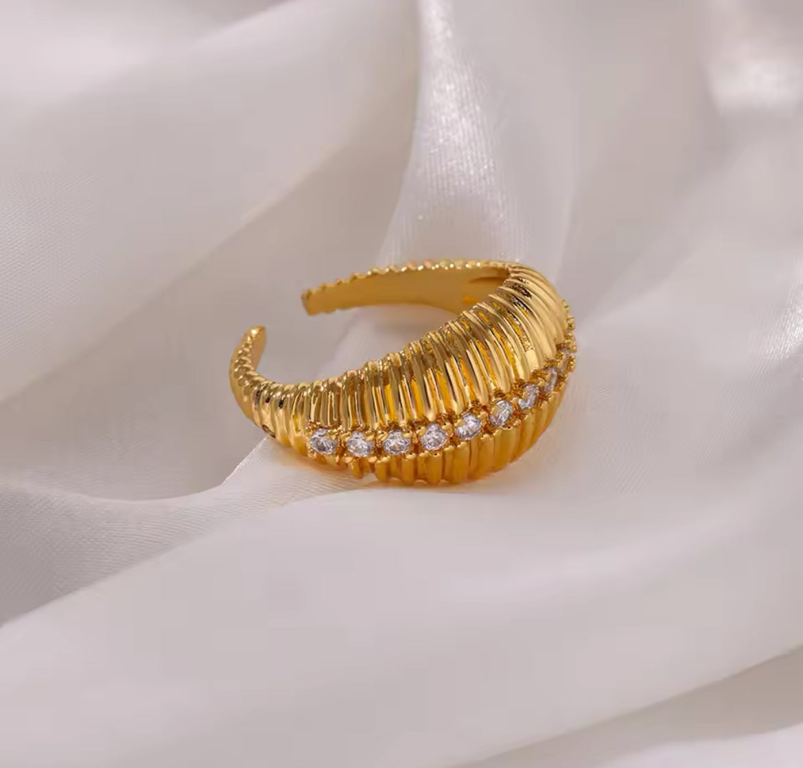 SIMONA Zircon Ring Gold