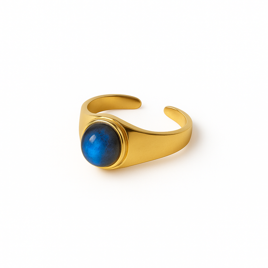 SOLARA Labradorite Ring Gold