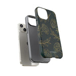 Cargar imagen en el visor de la galería, Ornamental Green/Gold - Tough Phone Case
