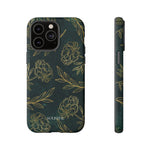 Cargar imagen en el visor de la galería, Ornamental Green/Gold - Tough Phone Case
