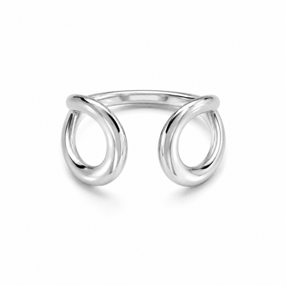 EIRA Sculptural Ring Silver