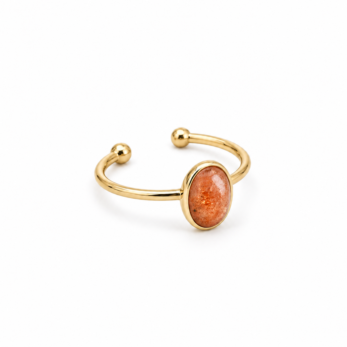 SAGARA Aquamarin-Ring – Gold
