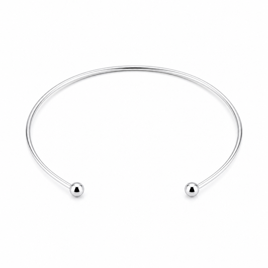 ORBITAL Duo Ball Reversible Necklace Silver