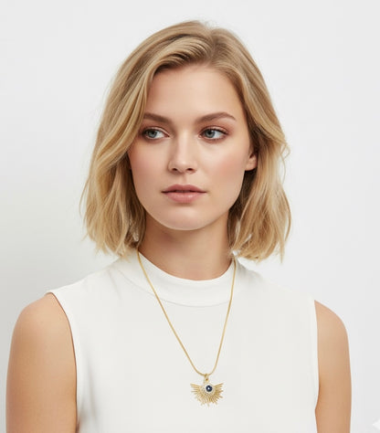 ELYSIAN Eye Necklace Gold