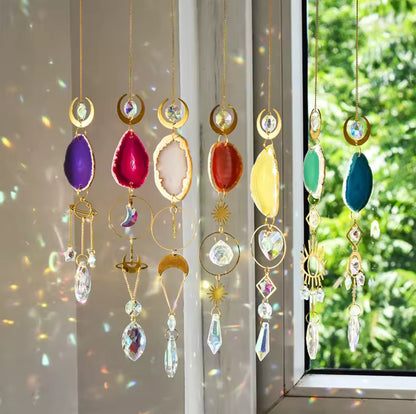 Agate Crystal Suncatcher