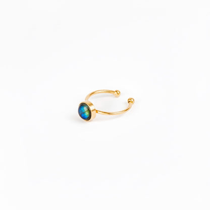 ODESSA Labradorite Ring Gold